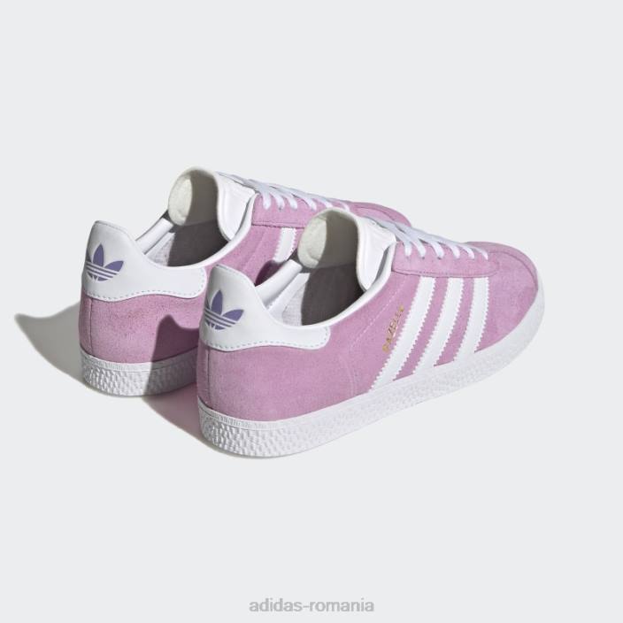 Adidas pantofi gazelle liliac adidas copii liliac/alb 2JBN17619