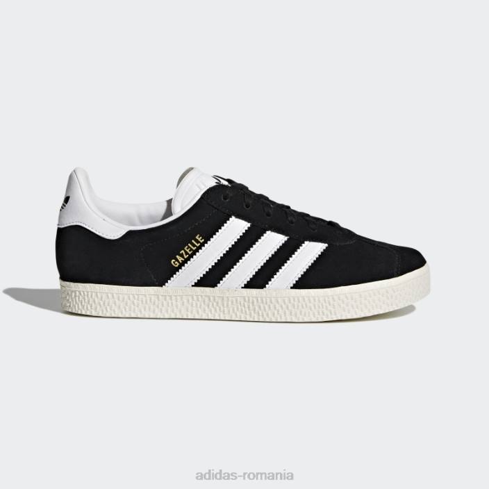 Adidas pantofi gazelle încălțăminte albă copii negru/alb încălțăminte/auriu 2JBN17616