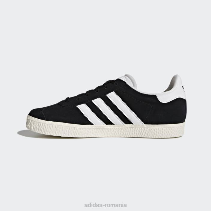 Adidas pantofi gazelle încălțăminte albă copii negru/alb încălțăminte/auriu 2JBN17616