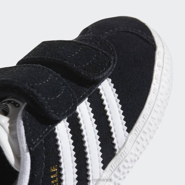 Adidas pantofi gazelle negru/alb copii alb negru 2JBN11405