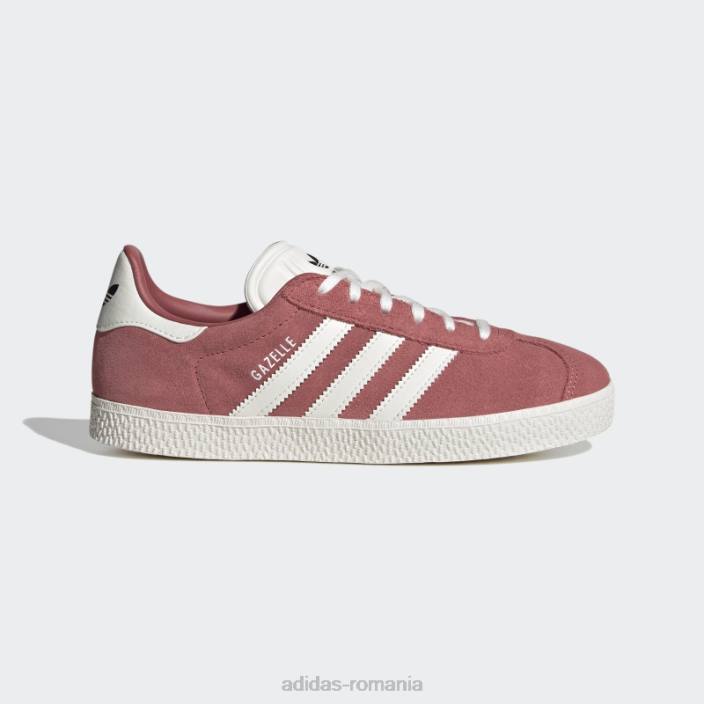 Adidas pantofi gazelle roșii copii roșu/alb/negru 2JBN18223