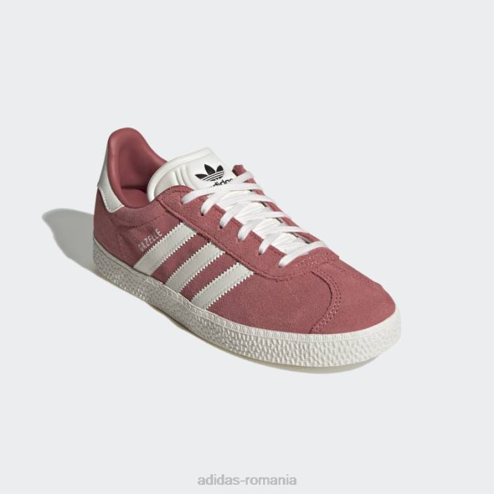 Adidas pantofi gazelle roșii copii roșu/alb/negru 2JBN18223