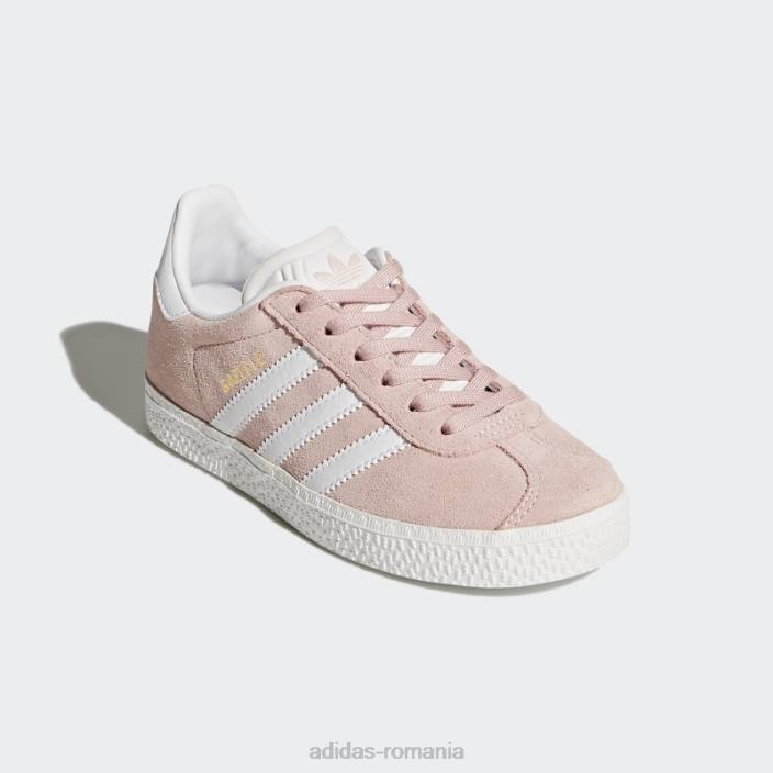 Adidas pantofi gazelle roz gheață copii roz gheață/alb/auriu metalic 2JBN12049