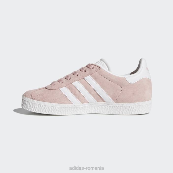 Adidas pantofi gazelle roz gheață copii roz gheață/alb/auriu metalic 2JBN12049
