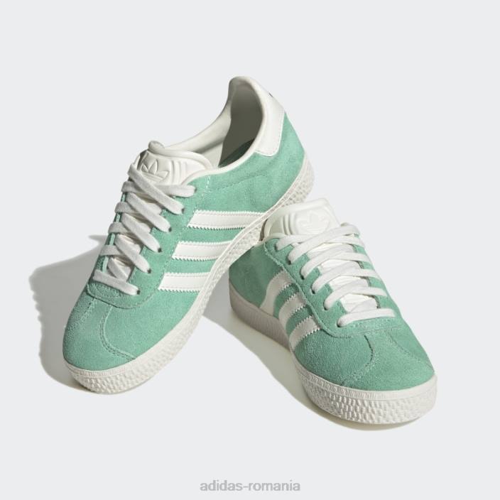 Adidas pantofi gazelle verde/alb/negru copii verde/alb/negru 2JBN11173