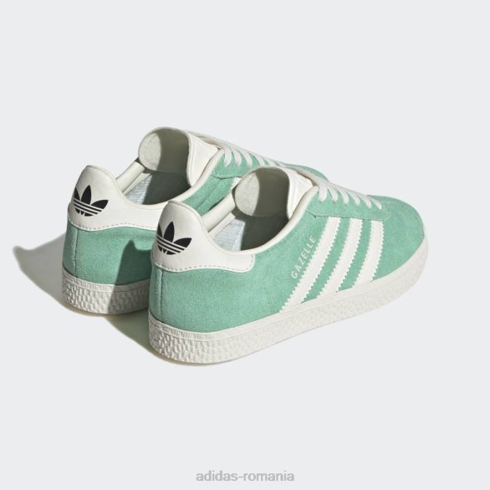Adidas pantofi gazelle verde/alb/negru copii verde/alb/negru 2JBN11173
