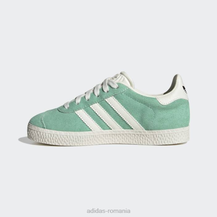 Adidas pantofi gazelle verde/alb/negru copii verde/alb/negru 2JBN11173