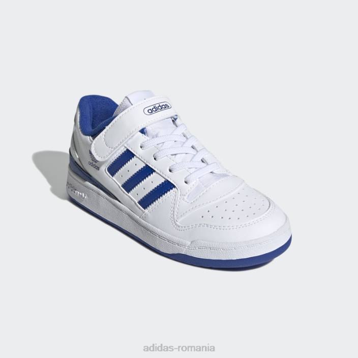 Adidas pantofi joase forum alb/albastru regal copii alb/albastru regal 2JBN11224