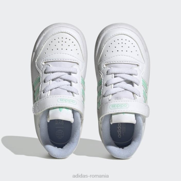 Adidas pantofi joase forum alb/verde/albastru copii zori alb/verde/albastru 2JBN17994