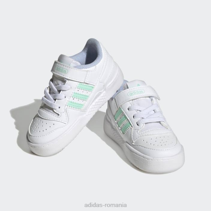 Adidas pantofi joase forum alb/verde/albastru copii zori alb/verde/albastru 2JBN17994