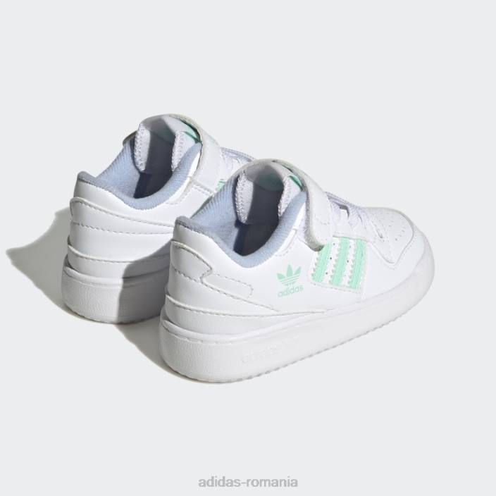 Adidas pantofi joase forum alb/verde/albastru copii zori alb/verde/albastru 2JBN17994