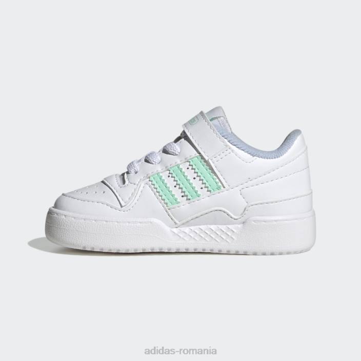 Adidas pantofi joase forum alb/verde/albastru copii zori alb/verde/albastru 2JBN17994