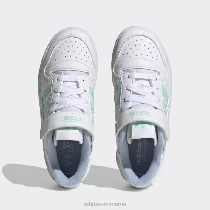 Adidas pantofi joase forum albastru alba copii zori alb/verde/albastru 2JBN17873