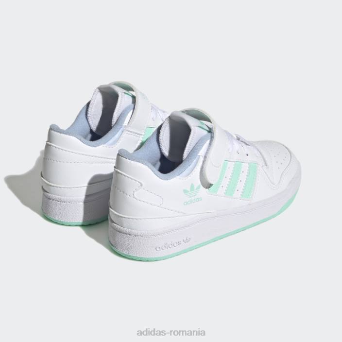 Adidas pantofi joase forum albastru alba copii zori alb/verde/albastru 2JBN17873