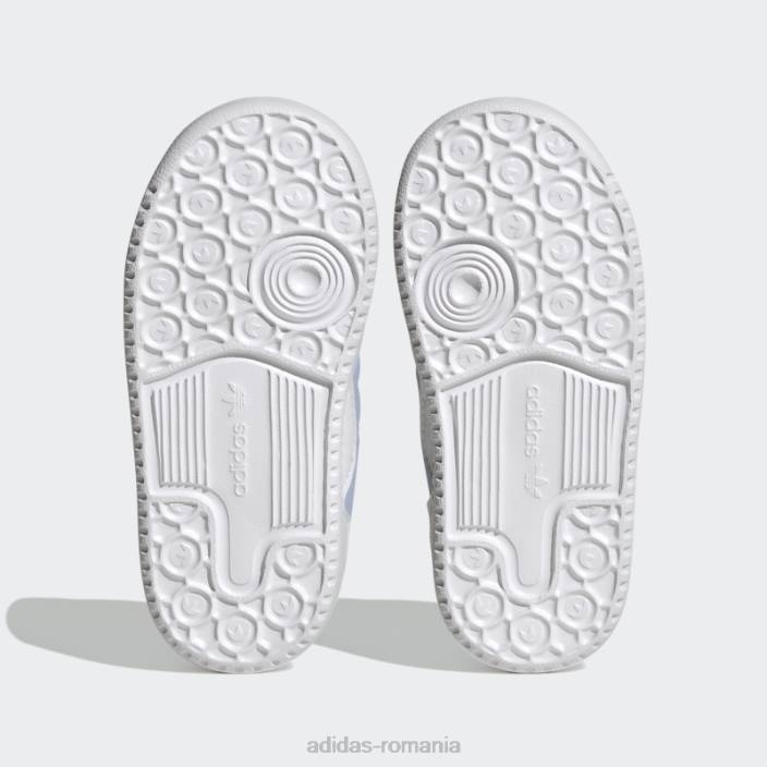 Adidas pantofi joase forum albastru alba copii zori alb/verde/albastru 2JBN17875