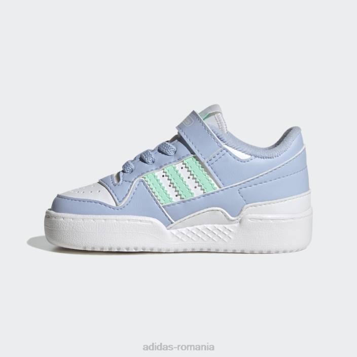 Adidas pantofi joase forum albastru alba copii zori alb/verde/albastru 2JBN17875