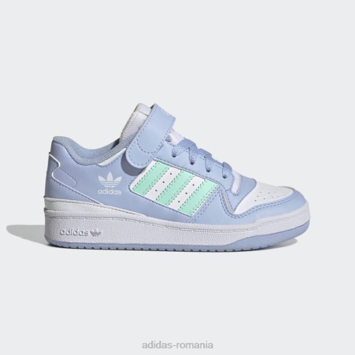 Adidas pantofi joase forum albastru alba copii zori alb/verde/albastru 2JBN18235