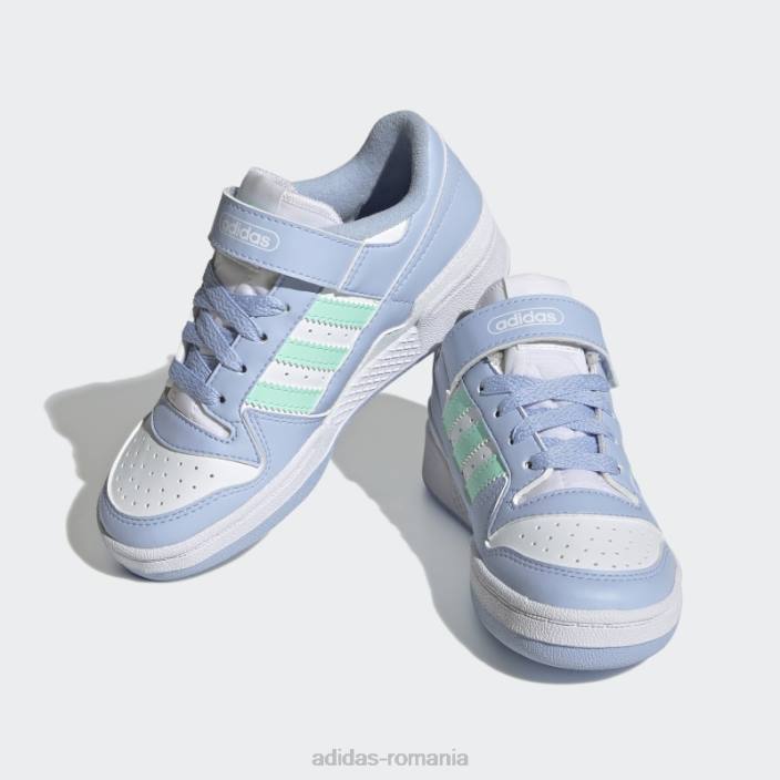 Adidas pantofi joase forum albastru alba copii zori alb/verde/albastru 2JBN18235