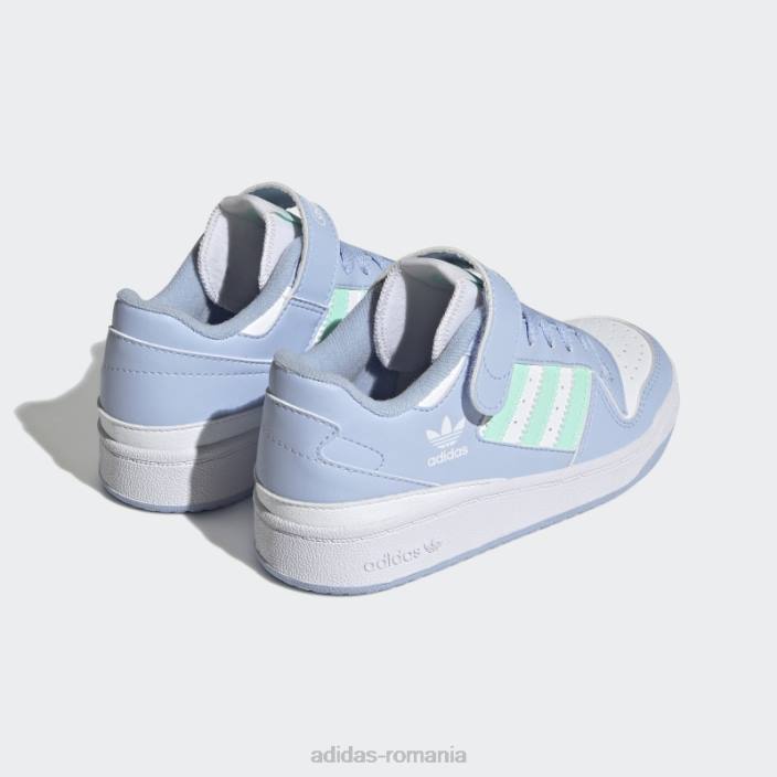 Adidas pantofi joase forum albastru alba copii zori alb/verde/albastru 2JBN18235