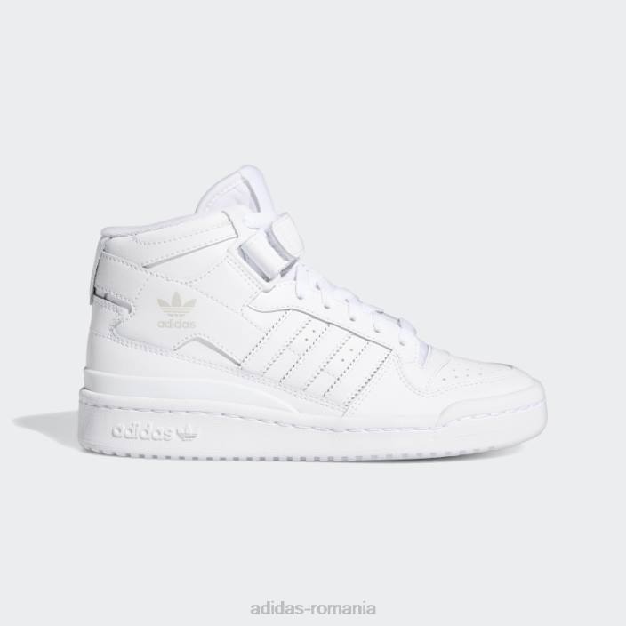Adidas pantofi mijlocii forum alb fierbinte copii alb 2JBN11303