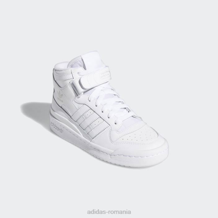 Adidas pantofi mijlocii forum alb fierbinte copii alb 2JBN11303