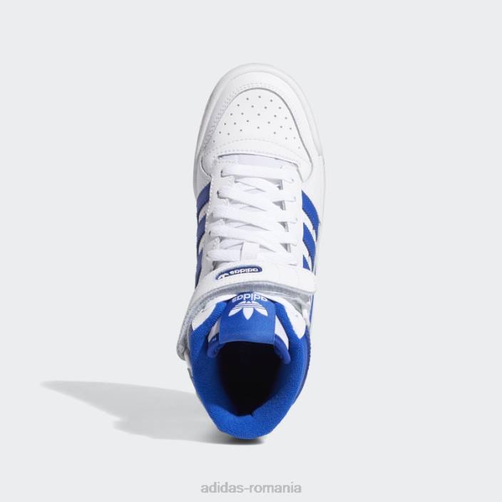 Adidas pantofi mijlocii forum fierbinți albastru regal copii alb/albastru regal 2JBN17750