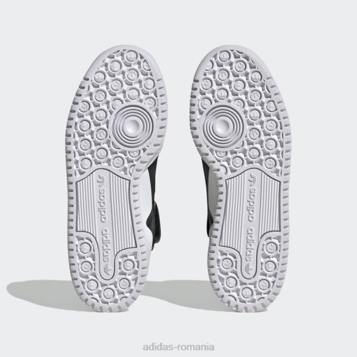 Adidas pantofi mijlocii forum negri eleganti copii alb negru 2JBN17854