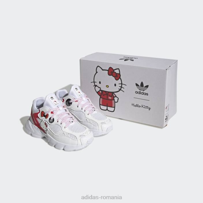 Adidas pantofi negri eleganti hello kitty astir copii alb/rosu/negru 2JBN11554