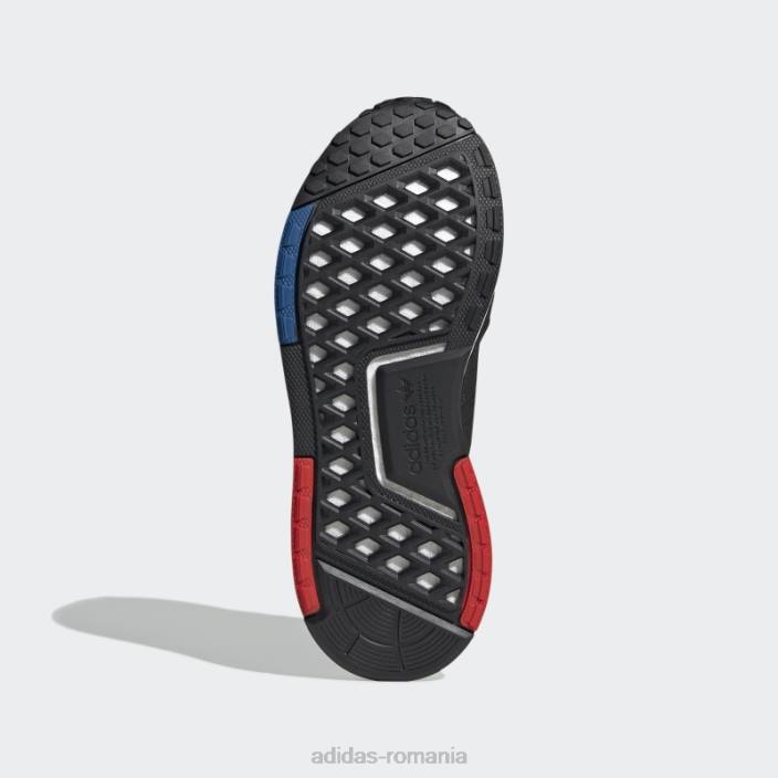 Adidas pantofi negri hot nmd-v3 copii alb negru 2JBN18174
