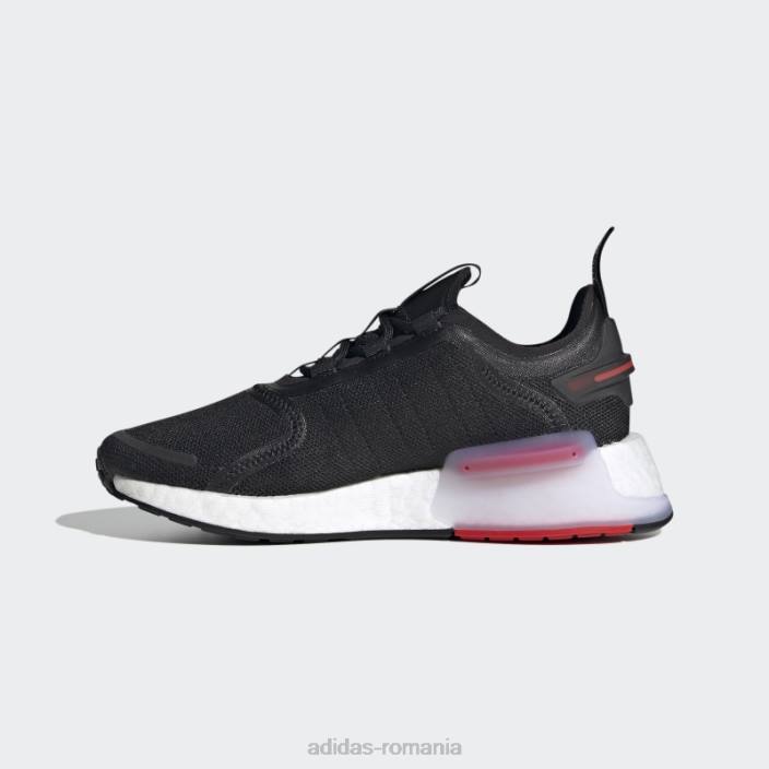 Adidas pantofi negri hot nmd-v3 copii alb negru 2JBN18174
