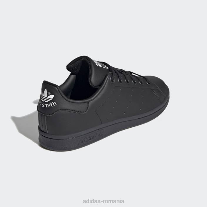 Adidas pantofi negri stan smith adidas copii alb negru 2JBN3579