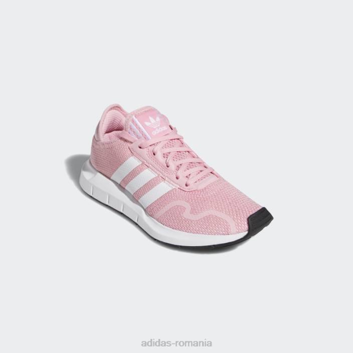 Adidas pantofi negri swift run x eleganti copii roz deschis/alb/negru 2JBN3594
