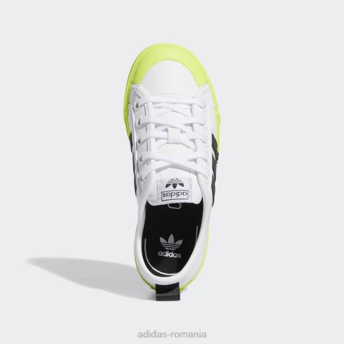 Adidas pantofi nizza galbeni copii alb/negru/galben 2JBN18058