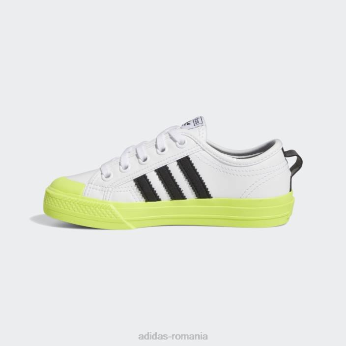 Adidas pantofi nizza galbeni copii alb/negru/galben 2JBN18058