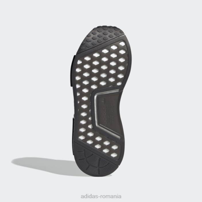 Adidas pantofi nmd-r1 alb fierbinte copii alb negru 2JBN11462