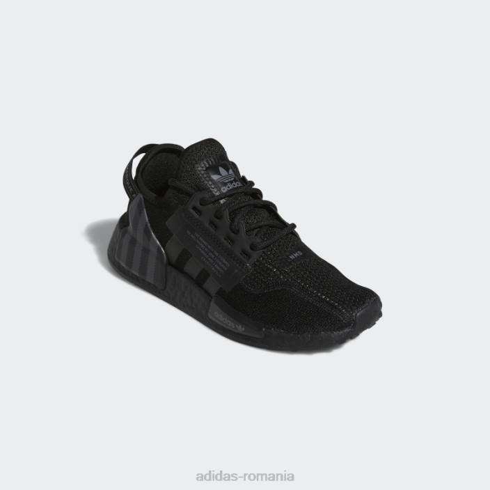Adidas pantofi nmd-r1 v2 gri copii gri inchis 2JBN11388
