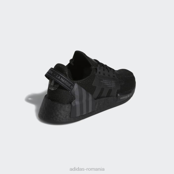 Adidas pantofi nmd-r1 v2 gri copii gri inchis 2JBN11388