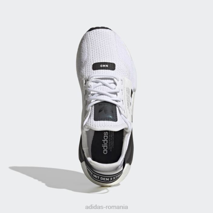 Adidas pantofi nmd-r1 v2 negri copii alb negru 2JBN11179