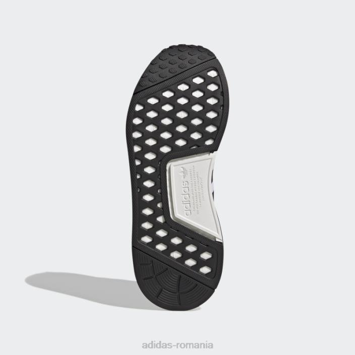 Adidas pantofi nmd-r1 v2 negri copii alb negru 2JBN11179