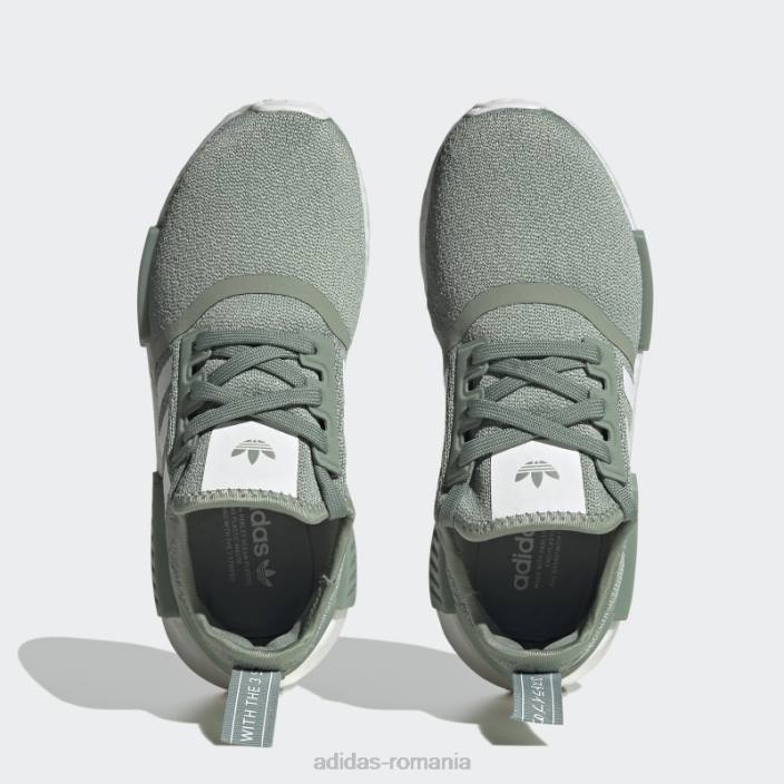 Adidas pantofi nmd-r1 verde argintiu copii verde argintiu/alb 2JBN11188