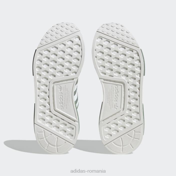 Adidas pantofi nmd-r1 verde argintiu copii verde argintiu/alb 2JBN11188
