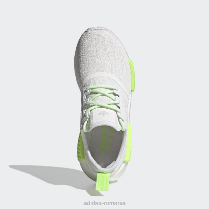 Adidas pantofi nmd-r1 verde fierbinte copii alb/verde 2JBN11501