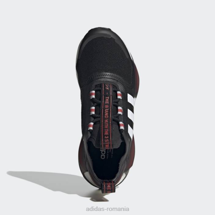 Adidas pantofi nmd-v3 alb elegant copii alb negru 2JBN18204