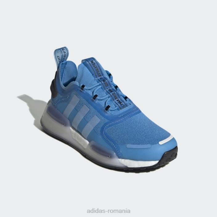 Adidas pantofi nmd-v3 albastru fierbinte copii alb/albastru 2JBN11477