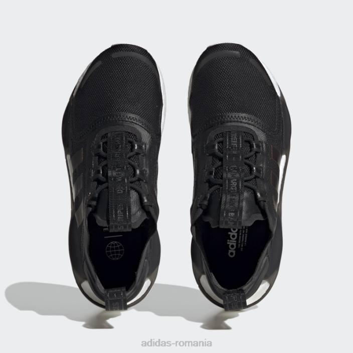 Adidas pantofi nmd-v3 fashion alb copii alb negru 2JBN18205