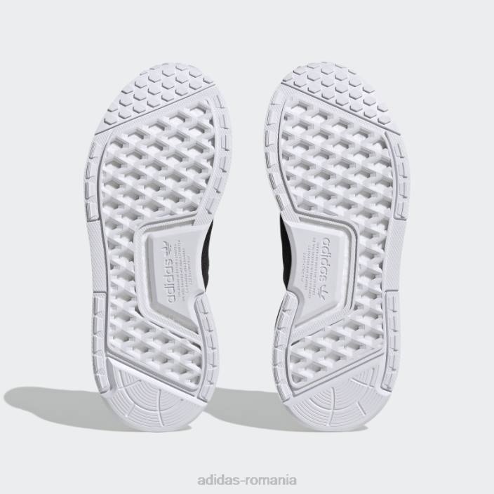 Adidas pantofi nmd-v3 fashion alb copii alb negru 2JBN18205