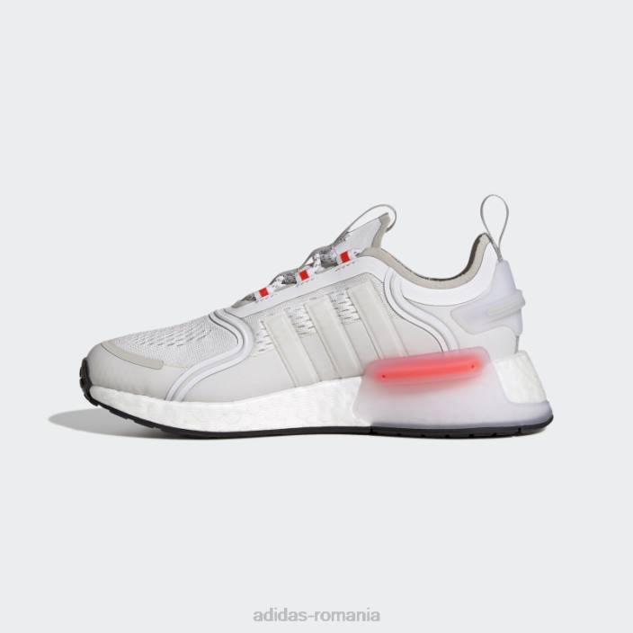Adidas pantofi nmd-v3 roșii copii alb roșu 2JBN18196