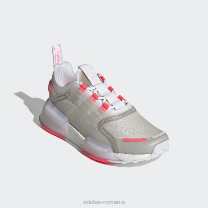 Adidas pantofi nmd-v3 turbo copii gri/turbo 2JBN18217