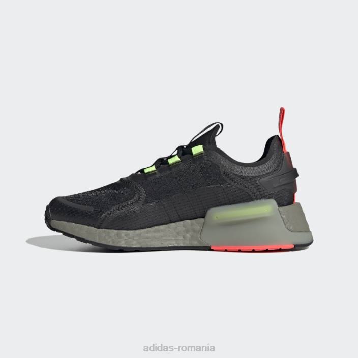 Adidas pantofi nmd-v3 verzi copii negru/verde 2JBN18210