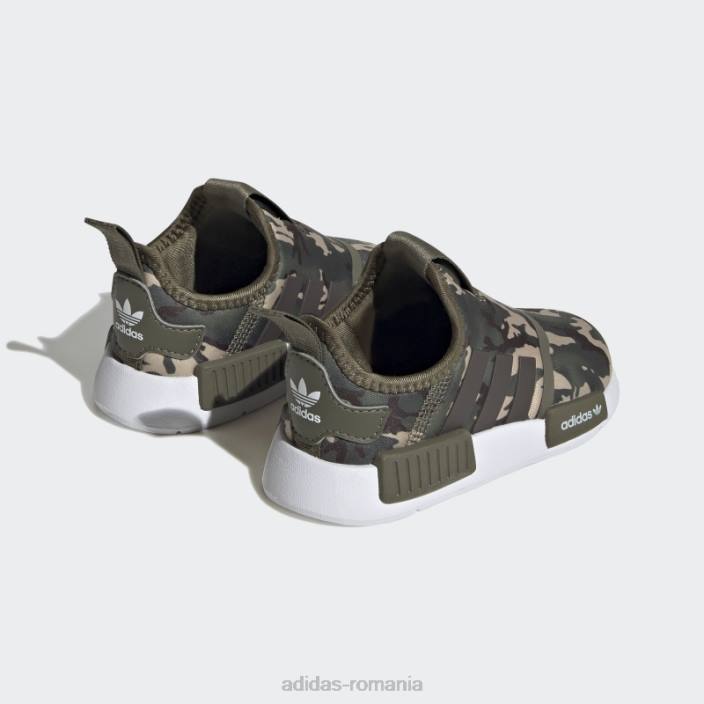 Adidas pantofi olive nmd 360 copii măsliniu/maro închis/alb 2JBN17681